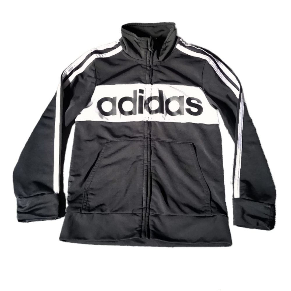 ❤️PRICE FINAL!❤️ Adidas boy's black jacket 5